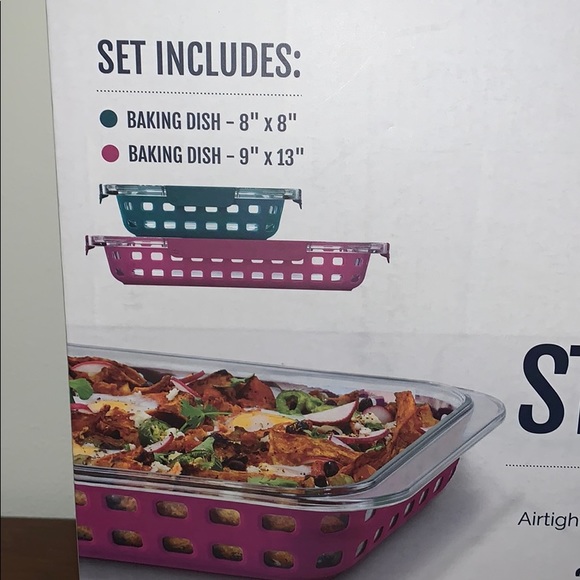 Ello Duraglass Bake & Store Container Set, 4-Piece - Picture 12 of 16